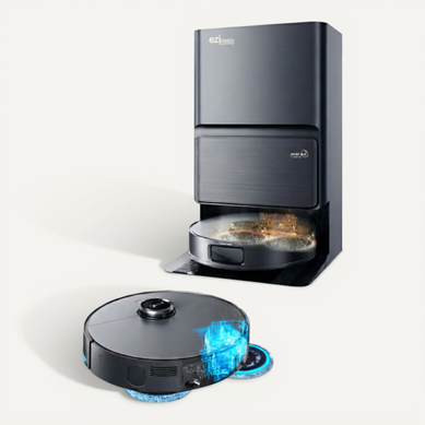Robot Aspirateur Laveur Lidar Ia Connecté Avec Base De Vidage Eziclean® Pureflow Ultra Robot Aspirateur Laveur Lidar Ia Connecté Avec Base De Vidage Eziclean® Pureflow Ultra