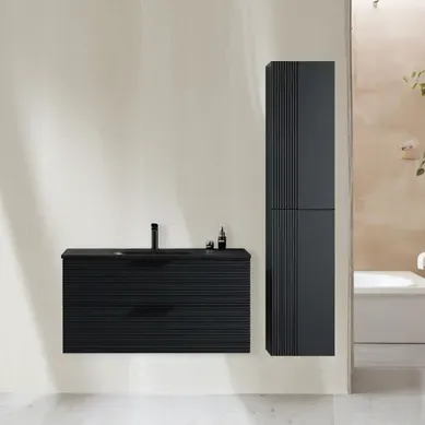 Ensemble Salle De Bain 120 Cm Noir Aqualinea Ensemble Salle De Bain 120 Cm Noir Aqualinea