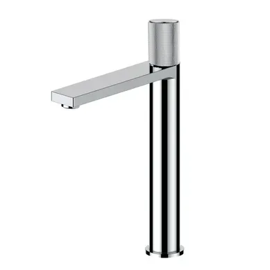 Robinet Mitigeur Haut Strié Chrome