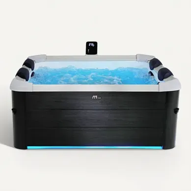 Spa Rigide Oslo Mspa 6 Personnes Gris. 4 Coussins. Bâche Incluse. Hydromassages Système Spa Rigide Oslo Mspa 6 Personnes Gris. 4 Coussins. Bâche Incluse. Hydromassages Système