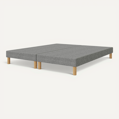 Sommier Tapissier Gris 160x200 (2x80x200) + Jeu De Pied . Fabrication Francaise. Sommier Tapissier Gris 160x200 (2x80x200) + Jeu De Pied . Fabrication Francaise.