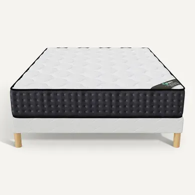 Cosmos - Ensemble Matelas mousse et sommier 180x200 Hauteur 26cm Cosmos - Ensemble Matelas mousse et sommier 180x200 Hauteur 26cm