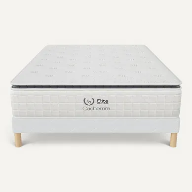 Ensemble Matelas Ressort 200x200 cm CACHEMIRE Epaisseur 28cm Ensemble Matelas Ressort 200x200 cm CACHEMIRE Epaisseur 28cm