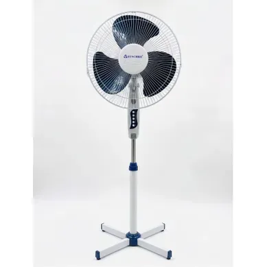 Ventilateur Sur Pied Blanc 40cm Oscillant Synchro Fs-40 Ventilateur Sur Pied Blanc 40cm Oscillant Synchro Fs-40