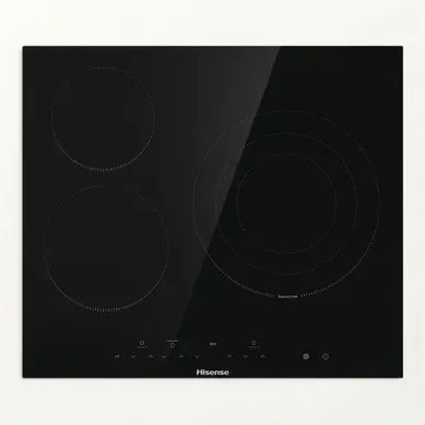Table De Cuisson Vitrocéramique 60cm 3 Feux 5700w Noir E6332bsce Table De Cuisson Vitrocéramique 60cm 3 Feux 5700w Noir E6332bsce