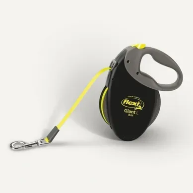 Laisse Rétractable Giant L Sangle 8 M - Pour Chiens Jusqu'à 50 Kg, Néon Laisse Rétractable Giant L Sangle 8 M - Pour Chiens Jusqu'à 50 Kg, Néon