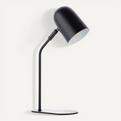 Lampe à poser H. 38 cm TONG Noir Lampe à poser H. 38 cm TONG Noir vue 3/4