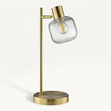Lampe à poser H. 40 cm LINDSET Doré Lampe à poser H. 40 cm LINDSET Doré vue 3/4