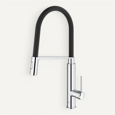 Mitigeur Évier Concetto 31491000 - Bec Orientable Professionnel - Rotation 360° - Chrome