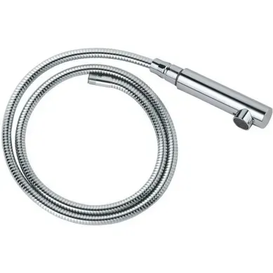 Douchette Extractible Chromée En Métal — Filetage 1/2 Pouce, Picots Anticalcaires