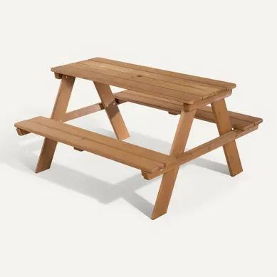 Table Pique-nique Enfants En Bois Massif Teck - Picnic For 4 Outdoor+ Table Pique-nique Enfants En Bois Massif Teck - Picnic For 4 Outdoor+