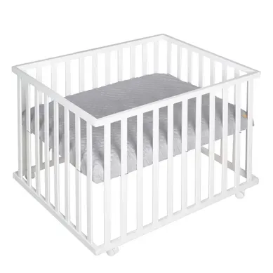 Roba Parc Bébé 75x100 + Tapis Roba Style - Gris Argenté Roba Parc Bébé 75x100 + Tapis Roba Style - Gris Argenté