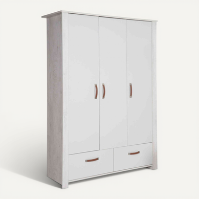 Armoire Bébé 3 Portes En Bois Massif Mila Armoire Bébé 3 Portes En Bois Massif Mila