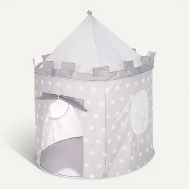 Tente Pop Up Château Fort Gris Pour Enfant - Sterneburg Tente Pop Up Château Fort Gris Pour Enfant - Sterneburg