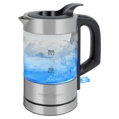 Bouilloire électrique En Verre 0,5l PC-wks1228g Bouilloire électrique En Verre 0,5l PC-wks1228g