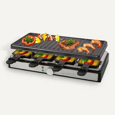 Raclette Gril 8 Personnes  Rg 3757 Noir