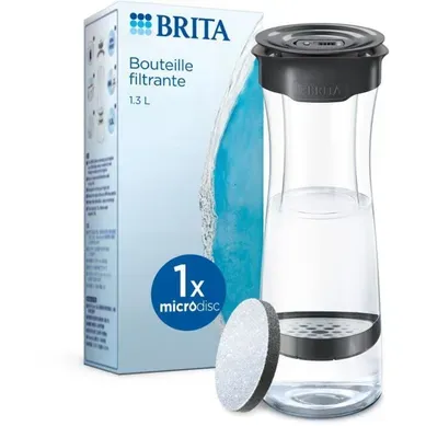 Bouteille Filtrante - Fill et Serve Gris - Capacité 1,3l - 1 Filtre Microdisc Inclus Bouteille Filtrante - Fill et Serve Gris - Capacité 1,3l - 1 Filtre Microdisc Inclus