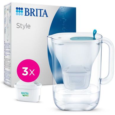 Carafe Filtrante Style Blue 2,4 L Avec Cartouche Maxtra Pro Carafe Filtrante Style Blue 2,4 L Avec Cartouche Maxtra Pro