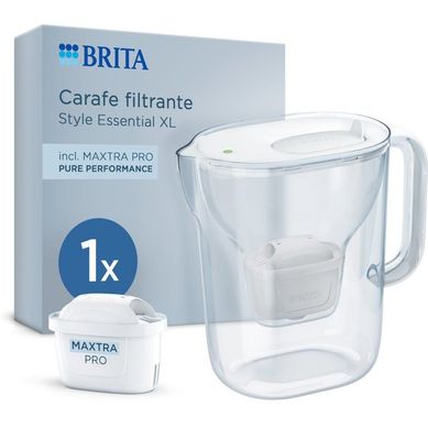 Carafe Filtrante Blanche 3,6 L Style Essential XL + 1 Filtre Maxtra Pro Carafe Filtrante Blanche 3,6 L Style Essential XL + 1 Filtre Maxtra Pro
