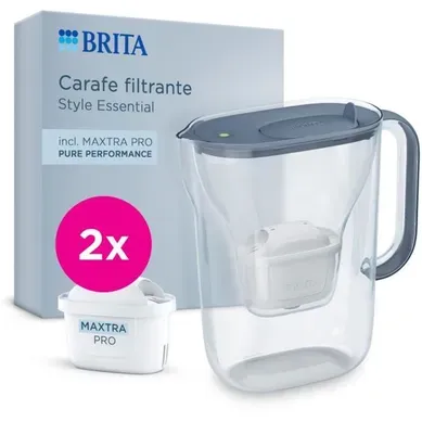 Style Essential Carafe Filtrante 2,4l (1,4l Filtré) Bleu Minéral Style Essential Carafe Filtrante 2,4l (1,4l Filtré) Bleu Minéral