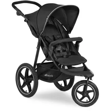 Poussette Tout Terrain - Runner 2 - 3 Roues - Pliage à 1 Main - Noir Poussette Tout Terrain - Runner 2 - 3 Roues - Pliage à 1 Main - Noir