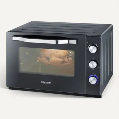 Four Posable XXL À Chaleur Tournante 60 L - 2 200 W - Minuteur 120 Min - Noir/inox - To 2073 Four Posable XXL À Chaleur Tournante 60 L - 2 200 W - Minuteur 120 Min - Noir/inox - To 2073