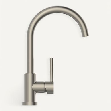 Mitigeur CORNWALL Acier inox vue de face