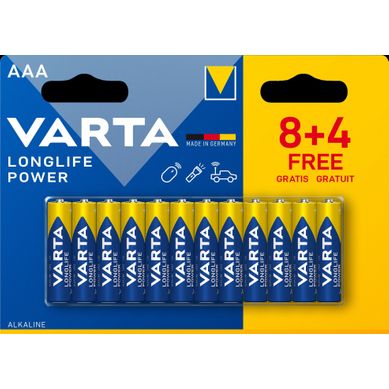 VARTA  HIGH ENER LR03 AAA 8+4