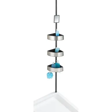 Etagère De Douche Extensible En Alu Premium Big - L. 27 X H. 70/260 Cm - Argent Etagère De Douche Extensible En Alu Premium Big - L. 27 X H. 70/260 Cm - Argent