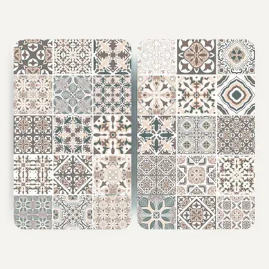 Plaques de protection Wenko universelles carreaux ciment Plaques de protection Wenko universelles carreaux ciment vue de face