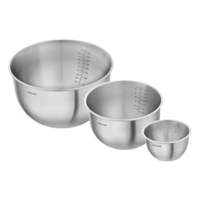 Set De Bols S/m/l / 3-pcs, Acier Inoxydable, Argent Set De Bols S/m/l / 3-pcs, Acier Inoxydable, Argent