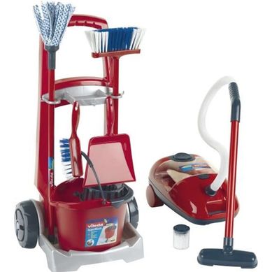 Chariot De Ménage Junior Avec Aspirateur Électronique - 60 Cm, Jouet Chariot De Ménage Junior Avec Aspirateur Électronique - 60 Cm, Jouet