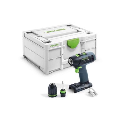 Perceuse-visseuse 18v T 18+3-basic (sans Batterie Ni Chargeur) + Systainer Sys3 - Festool - 576448 Perceuse-visseuse 18v T 18+3-basic (sans Batterie Ni Chargeur) + Systainer Sys3 - Festool - 576448