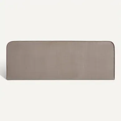 Tête De Lit Novare 160 Avec Fixation Murale, En Tissu - Grège Tête De Lit Novare 160 Avec Fixation Murale, En Tissu - Grège