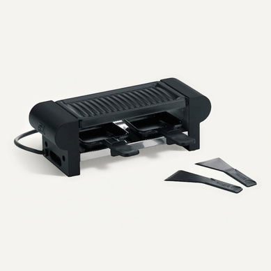 Appareil À Raclette 2 Personnes 350w + Grill Noir - 66490