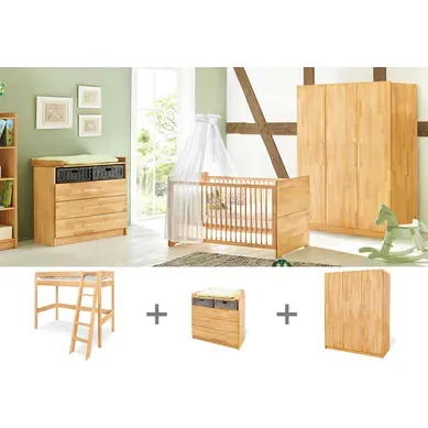 Ensemble Chambre Enfant « natura » Large Grande Avec Lit Mezzanine, à 3 Éléments Ensemble Chambre Enfant « natura » Large Grande Avec Lit Mezzanine, à 3 Éléments