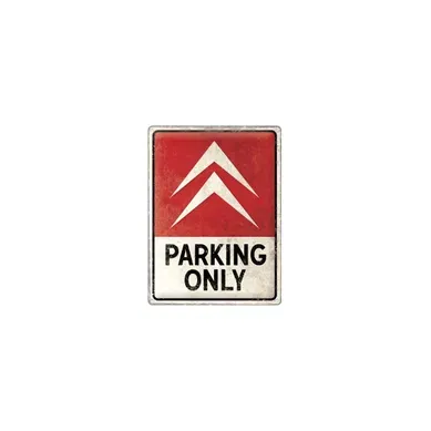 Plaque Décorative En Métal En Relief 40 X 30 Cm Citroën - Parking Only Plaque Décorative En Métal En Relief 40 X 30 Cm Citroën - Parking Only