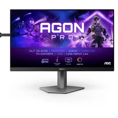 Écran PC - Ag246fk - 24 Fhd - Dalle Tn - 540hz - 0,5ms - Ajustable En Hauteur - 2 HDMI 1 Dp