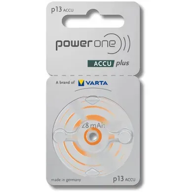 Accus Rechargeables Powerone 13 Pour Aide Auditive Accus Rechargeables Powerone 13 Pour Aide Auditive