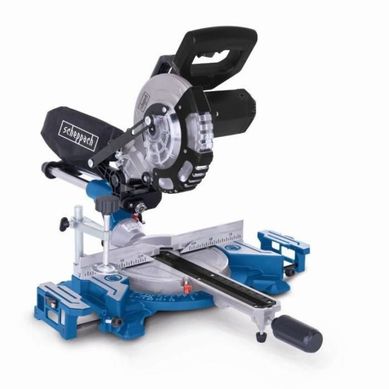 Scie à Onglet Radiale Compacte 1400 W - Lame Carbure D.185 Mm, Coupe 240 Mm