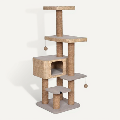 Griffoir Palawan Pour Chats - 48 X 48 X 140 Cm - Brun Griffoir Palawan Pour Chats - 48 X 48 X 140 Cm - Brun
