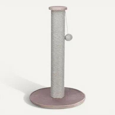 Griffoir Livia 64 Cm - Vieux Rose, Jute Et Peluche Griffoir Livia 64 Cm - Vieux Rose, Jute Et Peluche