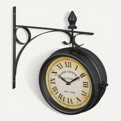 Horloge Murale De Couleur Noire Horloge Murale De Couleur Noire