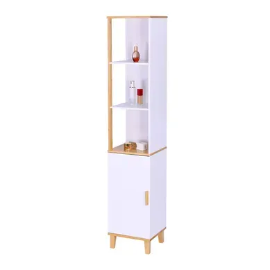 Armoire De Bain Haute Porte 3 Étagères Armoire De Bain Haute Porte 3 Étagères