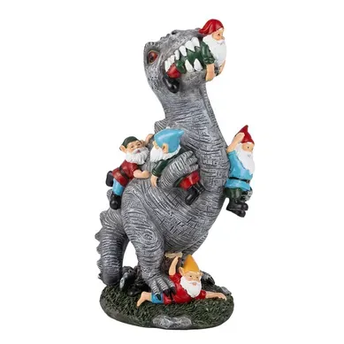Figurine Jardin T-rex Avale Des Nains Figurine Jardin T-rex Avale Des Nains