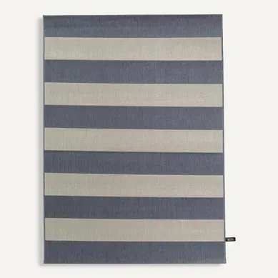 Tapis D'extérieur Et Intérieur Metro Bleu 80x150 Cm
