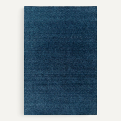 Tapis De Laine Jamal Bleu 160x230 Cm