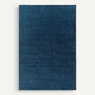 Tapis De Laine Jamal Bleu 200x300 Cm