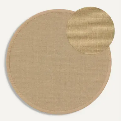 Tapis Sisal Sana Crème  250 Cm Rond