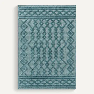 Tapis D'extérieur Et Intérieur Bonte Turquoise 160x230 Cm Tapis D'extérieur Et Intérieur Bonte Turquoise 160x230 Cm